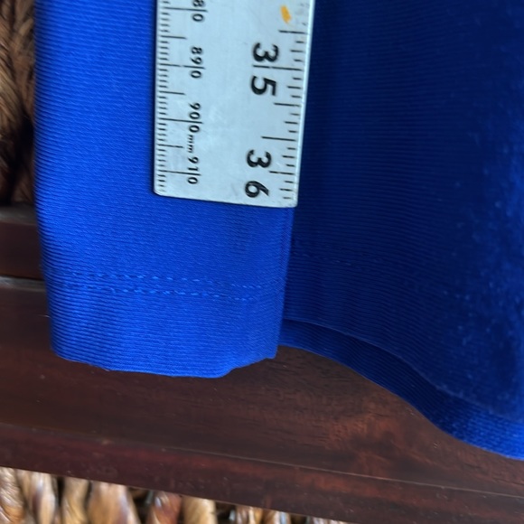 A line MSK cobalt blue dress size large love but too big for me - Picture 3 of 5